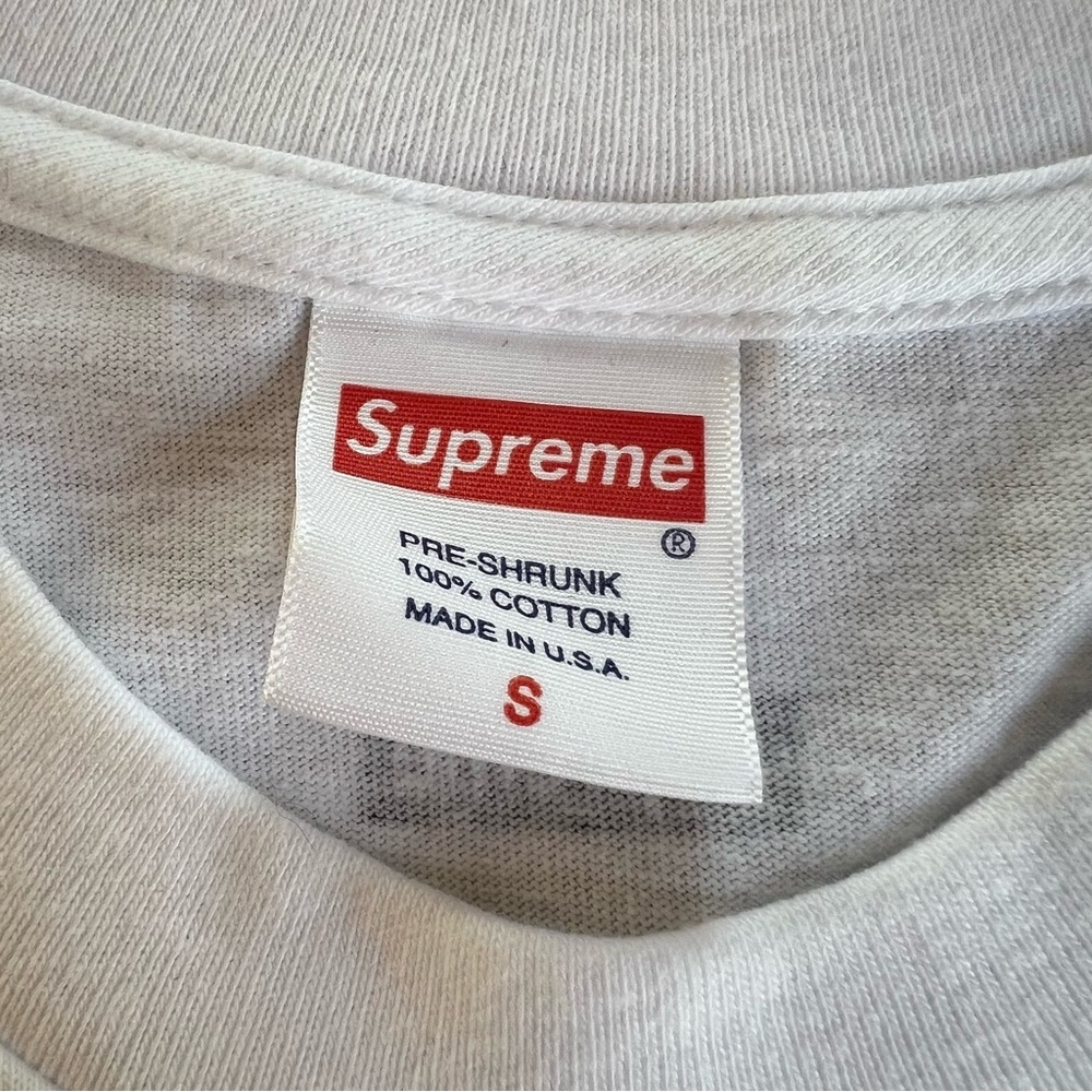 RARE Limited Supreme x Gucci Mane Photo
Tee Shirt White Size Small - Picture 3 of 10